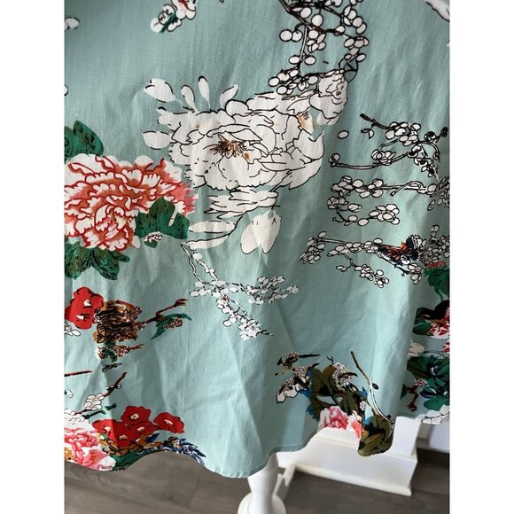 Aranee Retro Pin Up sleeveless dress floral Spring Summer Size XL A-Line NEW - Picture 4 of 10